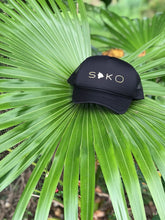Load image into Gallery viewer, Soko (South Kona) Big Island Black Trucker Hat